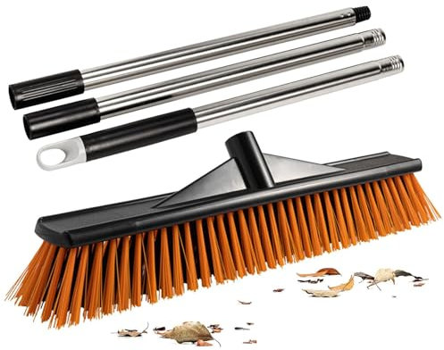 Brosse de douche à poils rigides - Portable - Pour nettoyer le sol - Brosse de nettoyage de douche - Brosse à récurer le pont - Brosse à joints pour garages, piscines, balcons, entrepôts