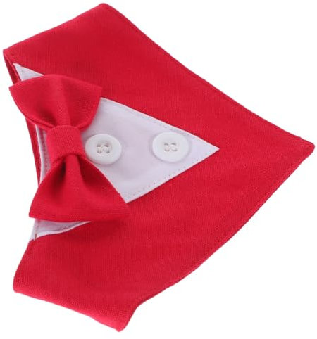 CIYODO Hundehalsband Aus Polyester Langlebig Und Saugfähig Für Mittlere Hunde Hält Den Halsausschnitt Sauber Für Partys Und Feiertage