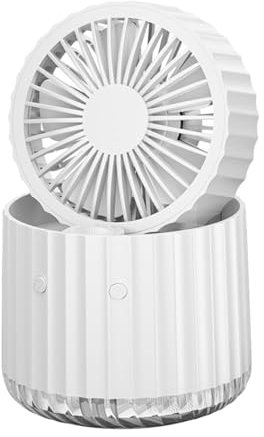 Ventilador con nebulización de agua – Miini Mister Fan, ventilador para nebulización pulverización de mesa | Ventilador de agua en aerosol eléctrico de mesa USB para mesa, hogar, uso de viaje