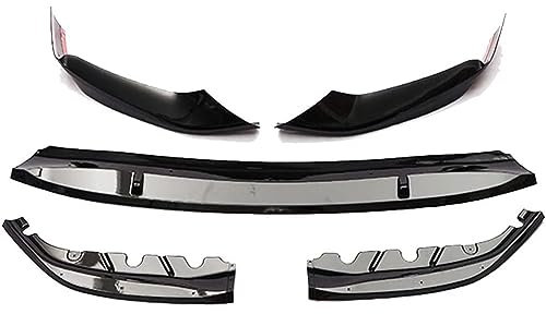YHQKJ Auto Frontspoiler Lippe für BMW New 5 Series G30 G38 2018-2020, Spoilerlippe Splitter Frontstoßstange Lip Spoiler Antikollisionsschutz Body Kit Zubehör