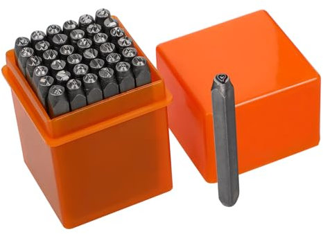 BELLIFFY 1satz Alphabet Und Zahlenstempeln Aus Präzise Metallstempel Für Schmuckgestaltung Robust Und Langlebig