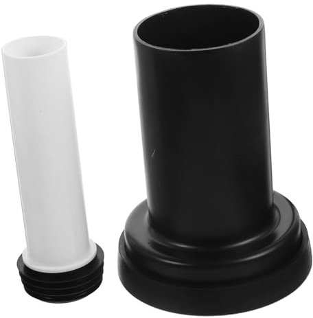 Uonlytech Tubo Di Scarico Allungato Per Wc Collegamento Wc e Scarico Ad Acqua, Accessorio Per Servizi Igienici Domestici, Facile Da Installare e Resistente Alle Perdite, Set Da 2 Pezzi