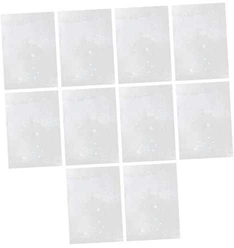 GRIRIW 10fogli Laminazione Freddo in Plastica Trasparenti Per Archiviazione Di Documenti e Foto in Formato Impermeabili e Resistenti Agli Urti