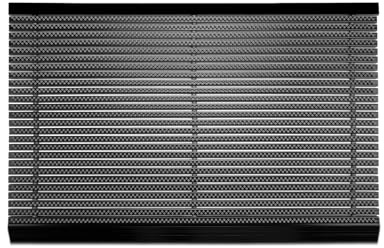 KARAT Fussabtreter Aussenbereich für innen & außen - rostfrei & wetterfest - Haustür Fußabtreter - Türmatte Eingangsmatte - Power Brush (60 x 90 cm, PVC-Rahmen - Grau)
