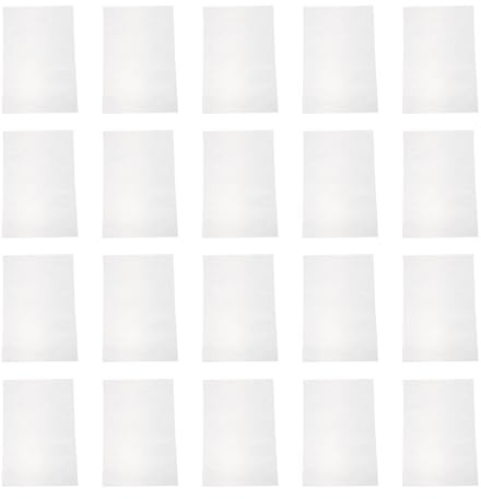 HOMOBABE Bolsas de Vacío para Alimentos 100 Pcs 15X10Cm Bolsa de Sellado al Vacío Material Flexible Resistente para Congelador Almacenamiento de Comida Diseño Conveniente