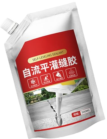 Sellador de baldosas de ducha - calafateo de lechada de concreto, pasta de reparación de grietas en la pared | Compuesto adhesivo impermeable flexible para el cuidado del piso del baño en el hogar y m