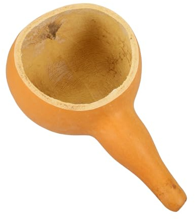 BESPORTBLE Chinese Water Ladle Gourd Water Scoop for Bathing As Washing Ladle for Bathroom Essentials Natural Material Long Handle Design Random Style