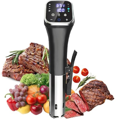 Cocedor De Precisión Sous Vide, Baños María Sous Vide Con Pantalla Táctil Digital, Alta Potencia De 1100 W Y Control Preciso De La Temperatura, Aplicación De Apoyo, Para Principiantes En El Hogar