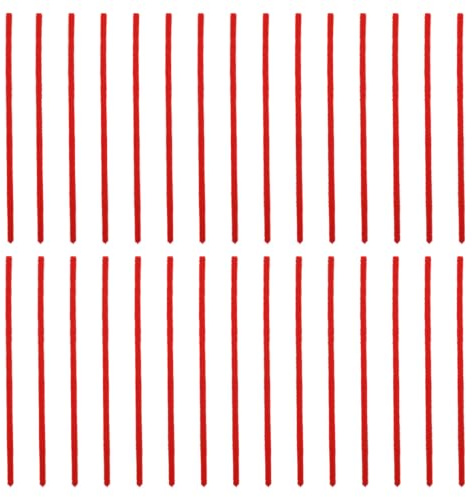 PRETYZOOM Fer à Friser Professionnel 80pcs en Polypropylène Élastique et Fil Galvanisé Rouge, Léger et Facile à Transporter, Outil de Coiffure pour Boucles Solide Couleur Aléatoire