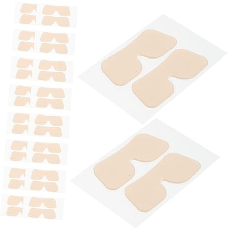 ULTECHNOVO 30 Paia Adesivi e Trasparenti in Silicone Forma di Farfalla per Orecchie Riutilizzabili per Costume e Fantastico