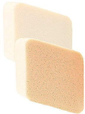 Beter - Pack of 2 Diamond-Shaped Makeup Sponges, with rounded edges, high precision, even distribution, ideal for fluid and cream makeup