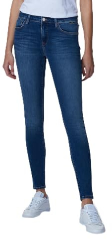 Mavi Adriana jeans för kvinnor, Blå – blå (blå djup skuggad), 29W x 32L