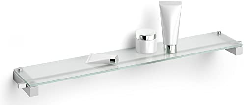 ZACK Bathroom Shelf, Stainless Steel, Silver, One Size
