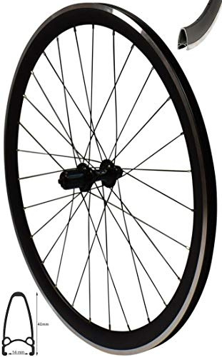 Redondo 28 Zoll Hinterrad Laufrad V-Profil Rennrad Felge 8-10-fach Schwarz