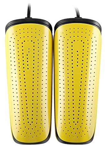 SHATONG Schuhwärmer Elektrisch Dual Core Heizung,Stiefeltrockner Schuh-und Stiefelwärmer-Unisex,Tragbarer Winter-Essentials Für Zuhause,Zum Trocknen von Schuhen(Gelb)