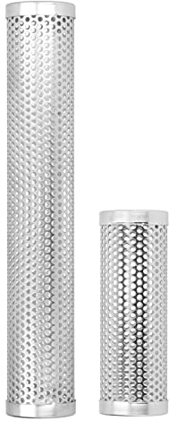 Smoker Tube, Large Capacity Cylindrical Detachable BBQ Pellet Smoker, Fruit Wood Flavor Enhancer for Outdoor Camping, BBQ Parties, Family Gatherings