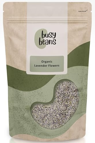 Organic Dried Lavender Flowers - Certified Organic - by Busy Beans Organic (100g)