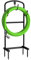 Bomclap Support de tuyau d'arrosage, en métal, autoportant, 108 cm, avec 3 crochets, pour tuyau de jardin, noir, il87-s