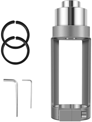 Foppla Adaptateur de foret à trou carré en fonte d'aluminium - Support fixe professionnel - Outil de travail du bois durable - Adaptateur de foret pour perceuse électrique manuelle - Travail du bois
