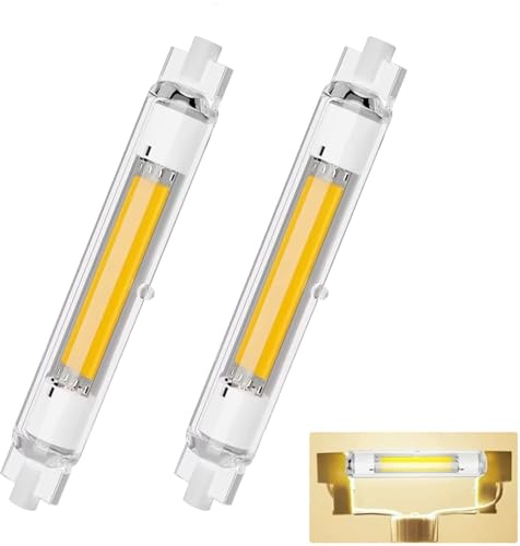 Lampadine R7S LED led 118mm mm Dimmerabile 30W, Equivalente a 300W Lampada Alogena, Illuminazione Fascio 360°, 2pcs