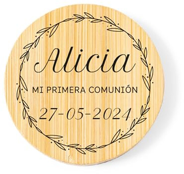 Pack De 10 Imanes Abridores de Bambú - Abrebotellas, Abridor Cerveza, Abridor de Botellas, Abrebotellas Originales, Abridor Botellas - Personalizables y Resistentes (Alicia)