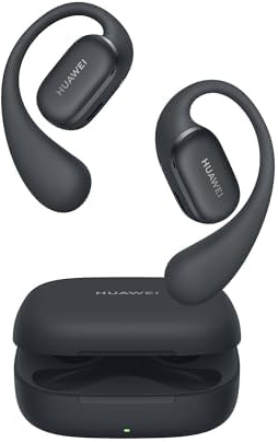 HUAWEI FreeArc Open-Ear-Kopfhörer, Bluetooth-Kopfhörer mit Sterling Sound, optimalen Halt und Komfort, IP57 Wasserdichtigkeit, 28 Stunden Spielzeit, Sport-Kopfhörer, iOS & Android & Windows, Schwarz