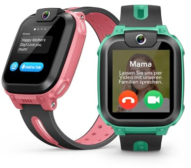 imoo Z1 Kinder Smartwatch mit GPS mit SIM Karte,4G Video & Telefon Grün | imoo Smartwatch Kinder,IPX8 Wasserdicht für Händewaschen,Schul-Modus,Keine Spiele,Fremdanruf-Sperre,Freunde Chatgruppe,SOS