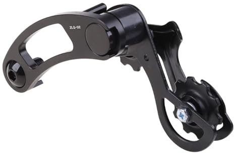 eumenghe Fahrrad-Kettenspanner aus Aluminium, verstellbare Riemenscheibe, Stützrad, Single Speed, Festrad, Umwerfer for MTB-Fahrrad