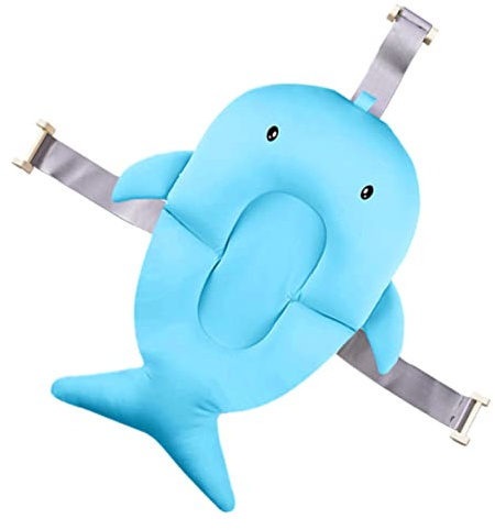 Vaguelly Boy Girl Bath Tub Mat Floating Shower Cushion Non Slip Bathtub Mat Bath Seat Support Seat Pad