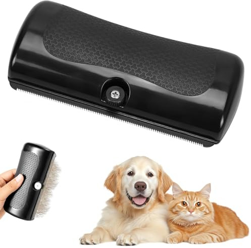 Pfotenstern Bürste für Hunde & Katzen - Upgrade Pet Care Deshedding Mit Komfortgriff (1 Pack)