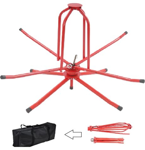 JAYEUW Rullo tubolare per riscaldamento a pavimento, erogatore per tubi di riscaldamento a pavimento, diametro 16/20/32 cm, lunghezza tubo 200-300 m, max. 200 kg