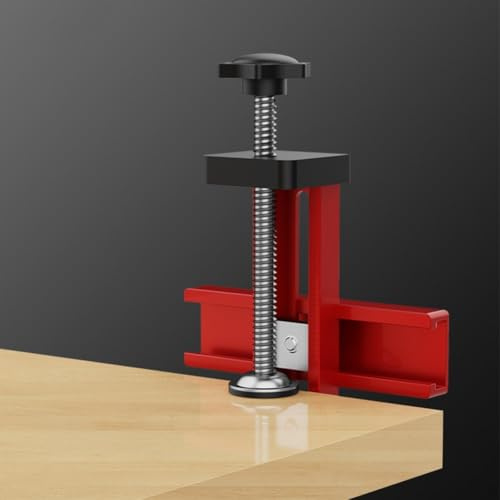 Localisateur d'installation de porte d'armoire multifonction avec rebondeur, plage de serrage réglable de 15 à 70 mm, prend en charge jusqu'à 85 mm d'épaisseur, alliage d'aluminium (modèle de base)