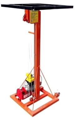 piattaforme aeree Piccola piattaforma elevatrice, riparo dalla pioggia, condotto di ventilazione, installazione di aria condizionata, ascensore