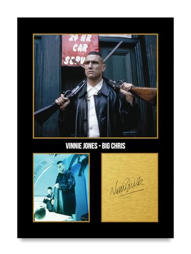 HWC Trading Vinnie Jones Lock, Stock and Two Smoking Barrels Big Chris Gifts Printed Signed Autograph Picture for Movie Memorabilia Fans - A4 Print Only (ID-006024)