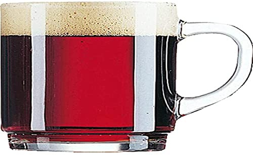 Arcoroc ARC 51451 Salzburg Teeglas, Glühweinglas, 250ml, mit Füllstrich bei 0.2l, Glas, transparent, 24 Stück