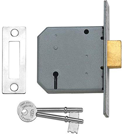 Union 2177, Serratura a mortasa, a 3 leve, con punto morto