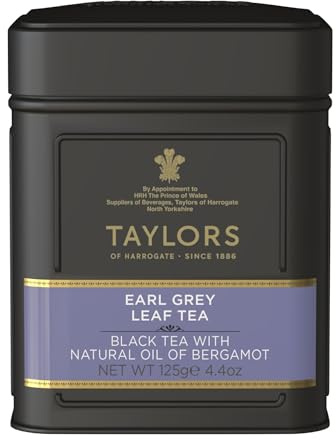 Taylors of Harrogate Earl Grey Loose Leaf, 4.41 Ounce Tin