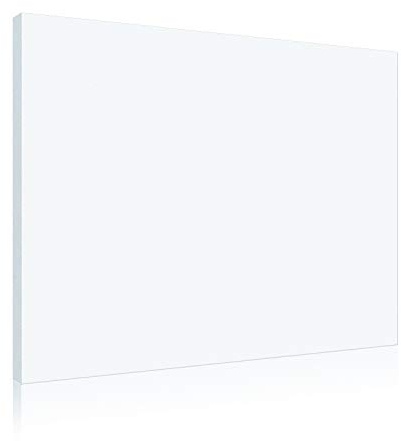 AbsorPic Stoff Premium Breitband Schall Absorber verbessert die Raumakustik | deutlich weniger Nachhall | Akustikbild 120 x 120 x 3cm - weiss - Viele Größen und Farben - Made in GERMANY, Köln