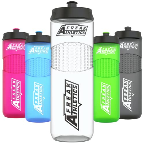 Freak Athletics Sports Water Bottle -750ml (Clear Transparent) BPA Free | Premium Sports Bottle with Screw Lid, Lightweight, Portable, Suitable for Gym, Cycling, Walking, Running & Hiking Etc