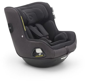 Bugaboo Owl by Nuna Silla de coche, desde el nacimiento hasta los 4 Años, 0-18 kg, Rotación 360 grados, Orientación Trasera y Delantera, Grupo 0+/1, Confort y Seguridad, Negra