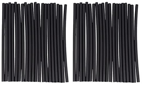 KVSERT DIY Accessories Reparatur 40 Stück 200 mm schwarze Heißklebesticks 7 mm