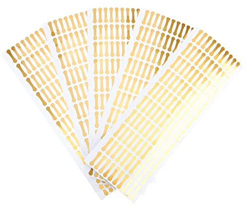 Operitacx Tamper Proof Stickers Tamper Evident Labels 2x0.5cm Self-Adhesive PVC Seal Tape Security Stickers for Bottles and Packaging, 500pcs Pack for Food and Safety Applications
