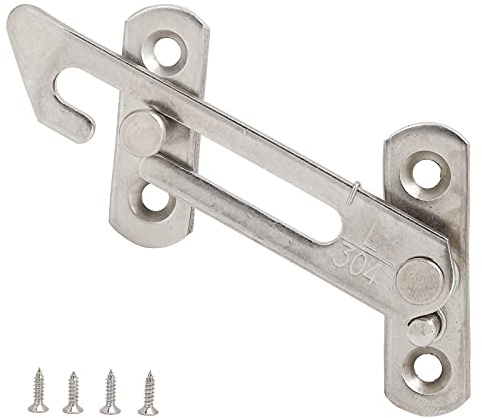 HAOHIZE Casement Window Limiter, Stainless Steel Casement Window Limiter Stopper Sliding Window Safety Lock Catch Fittings