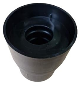 68mm Plastic Pipe Coupler Fitting - Quick Connect PVC Pipe Connector - Durable & Leak-Proof Design (Black, 32mm)