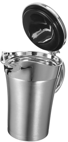 FUNOMOCYA Stainless Steel Double-Walled Insulated Gravy Boat Thermal Sauce Jug with Seamless Pouring Spout for Restaurants and Home Use Heat Retention Serving Container