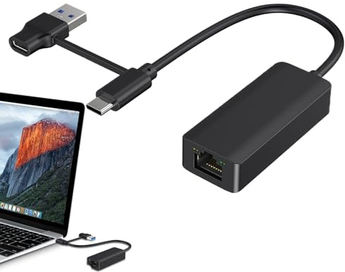 Convertidor para Red Gigabit con Cable Adaptador USB Externo convertidor