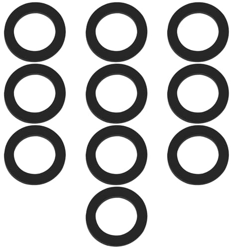 YINETTECH Lot de 10 Rondelles de Robinet 98058000 18 X 12 X 2 Mm Compatible avec Hansgrohe Les Robinets de Salle de Bain