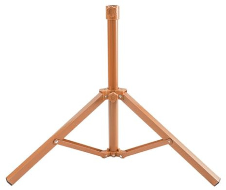 Homeponnew Base pieghevole per ombrellone da esterno – Supporto portatile in metallo per ombrellone, robusto accessorio per ombrellone da spiaggia e giardino (treppiede)
