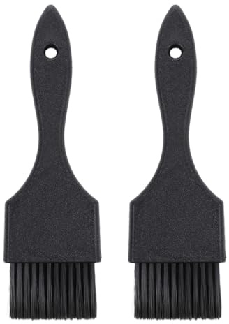 MAJORMENCH 2 Piezas de Pinceles para Teñir el Cabello Diseño Ergonómico, Material Sintético, Ideales para Uso en Casa y Salón Profesional