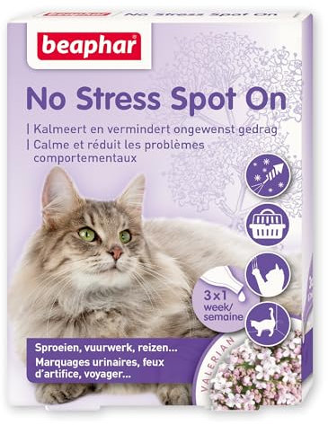 Beaphar 13903 No Stress Spot On Katze 3 Pipetten